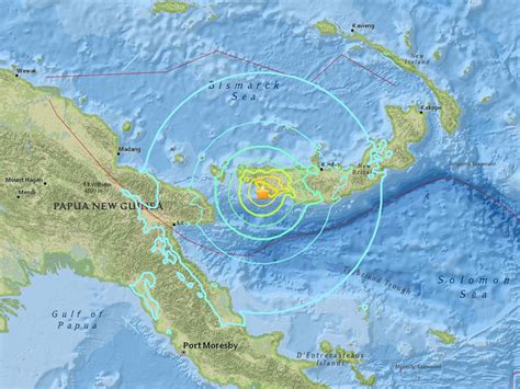 Papua New Guinea Earthquake 69 Magnitude Quake Strikes Off Coast