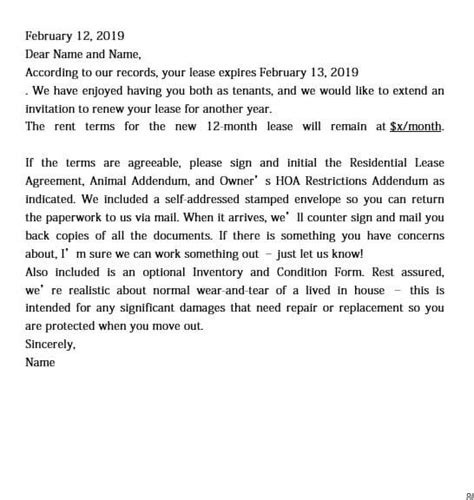 A sample letter of recommendation is a sample of a letter of support that proves the merit of a person. Lease Renewal Letter and What to Write Inside It | Mous Syusa