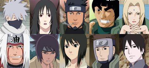 Naruto Team Leaders And Main Allies By Adrenalinerush1996 On Deviantart