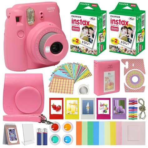 Buy Fujifilm Instax Mini 9 Instant Kids Camera Flamingo Pink With