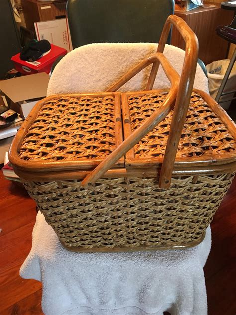 Wooden double handle 2 person picnic basket | Etsy | Picnic basket, Picnic, Picnic essentials