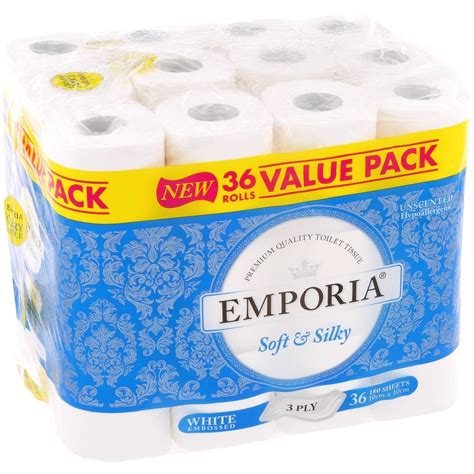 Emporia Premium Quality Toilet Tissue Rolls 36 Pack Big W