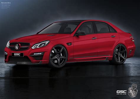 Sie ist der klassische mercedes, solide, viertürig, komfortabel: Mercedes E-Klasse met GSC bodykit - Autoblog.nl