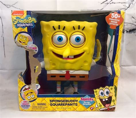 Spongebuddy Squarepants Yellow Spongebob Interactive Talking Toy Figure