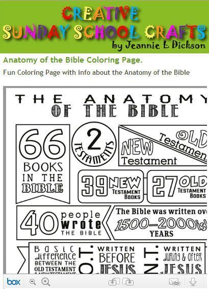 Kids bible worksheets books of the bible kids coloring pages. #Anatomy of the #Bible #Coloring #Page | Books of the ...