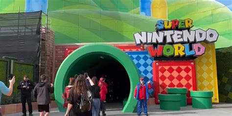Super Nintendo World Hollywood Opens Early Footage Shared Online