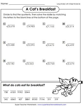 Maybe you would like to learn more about one of these? Math Riddle Worksheets