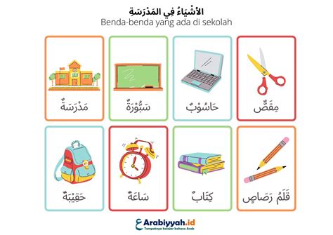 Kosakata Bahasa Arab Tentang Sekolah Beserta Contoh Kalimatnya