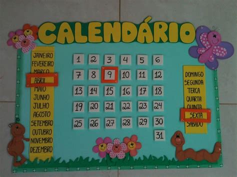 Calendário Preschool Classroom Classroom Decor Preschool Activities