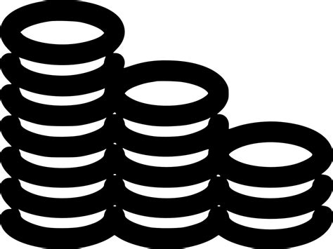 Coins Stacks Svg Png Icon Free Download 460220 Onlinewebfontscom