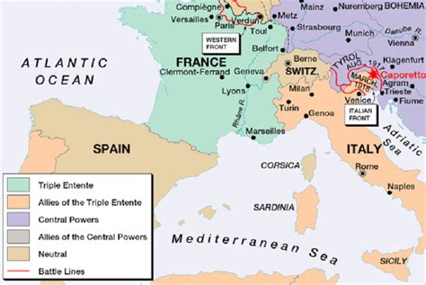 World War 1 Map 3