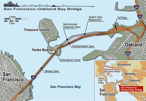 Asisbiz 0 San Francisco Oakland Bay Bridge Layout Map Including