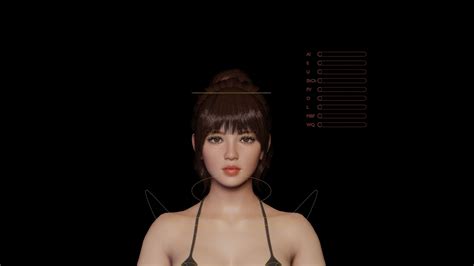 3d Model Joy Realistic Female Character Vr Ar Low Poly Cgtrader