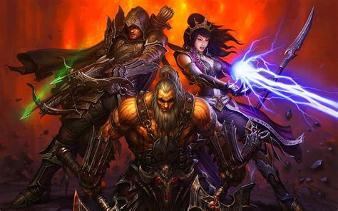 Diablo Dark Fantasy Warrior Rpg Action Fighting Dungeon