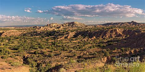 Panorama Of Nambe Badlands On The High Road To Taos Chimayo New