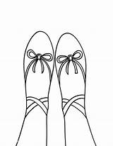 Coloring Ballet Shoes Cinderella Ballerina Slippers Slipper Shoe Drawing Template Toe Bulk Dance Getdrawings sketch template