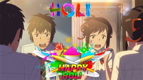 Anime Holi Special Indian Culture Amv Hindi Youtube