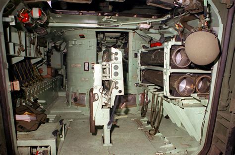 An Interior View Of The M3 Bradley Fighting Vehicle To Be Used By The