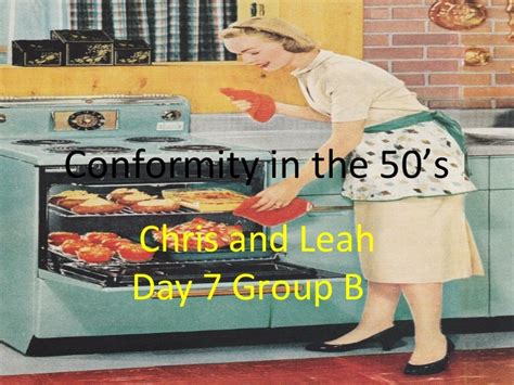 Conformity In The 50s