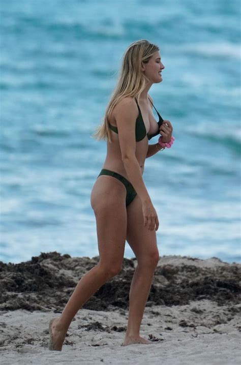 EUGENIE BOUCHARD In Bikini At A Beach In Miami 05 04 2019 HawtCelebs