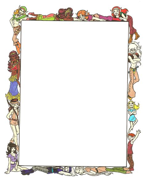 Free Book Page Borders Download Free Book Page Borders Png Images