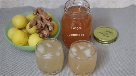 Ginger Lemonade Recipe Ginger Lemon Juice Youtube
