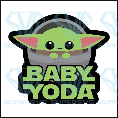 Baby Yoda Png Svg Cricut Image Star Wars Art Collection Cricut Digital