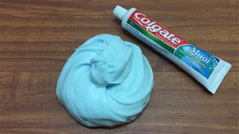 Diy Toothpaste Fluffy Slime No Shaving Cream No Glue No Borax Must