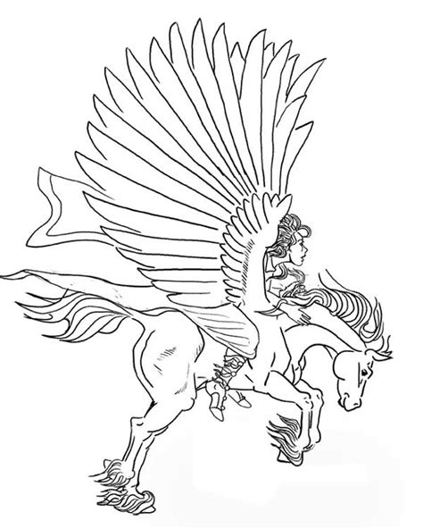 Nightwing coloring pages knight coloring pages knight rider coloring. Greek Knight Ride Pegasus Coloring Page - NetArt