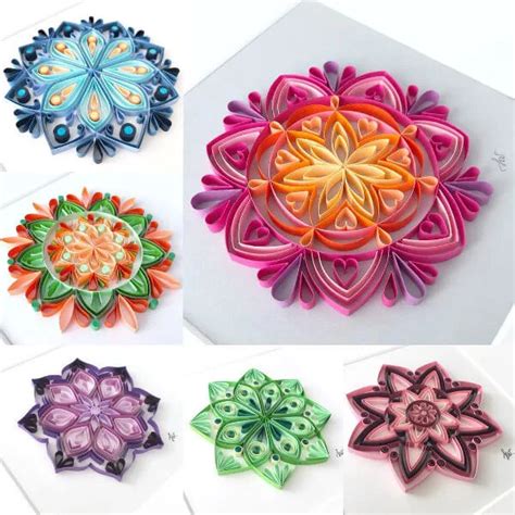 Remarkable Quilled Mandalas And Geometric Paper Art