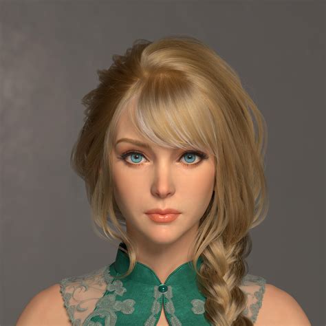 Human Female Character 3d Model Id9646 Free Download Obj Open3dmodel