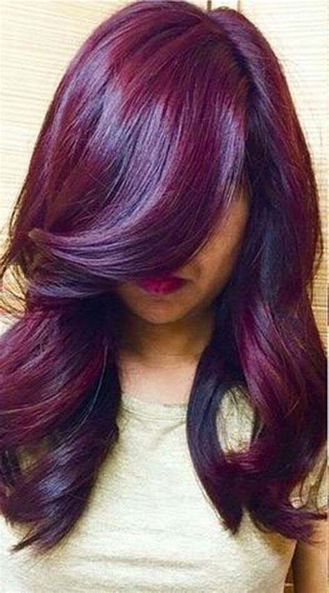 24 Plum Color Hairstyles Hairstyle Catalog