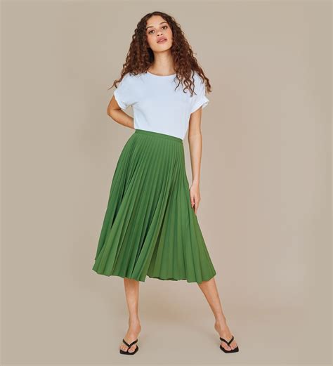 Skirt In Green Finery London