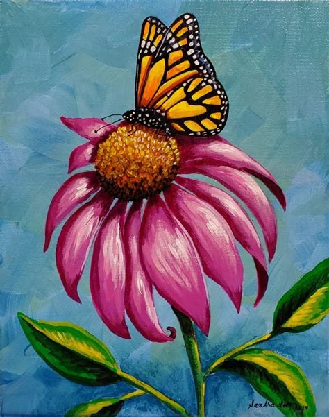 Pin By Megan Osborne On Flower Illustration Butterfly