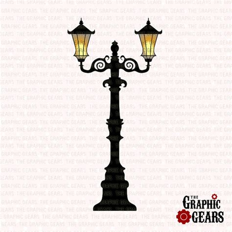 Lamp Post Pictures Clip Art Lamp Post Vector Clipart Illustrations