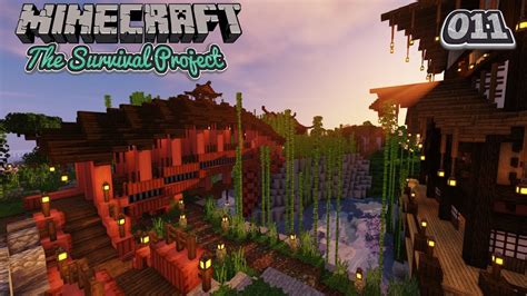 Minecraft Japanese Style Garden And Bridge The Survival