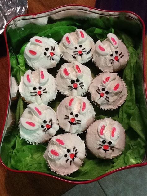 Bunny Cupcakes Blackpink Food Gel Large And Mini Marshmellows Chocolate Sprinkles Funfetti
