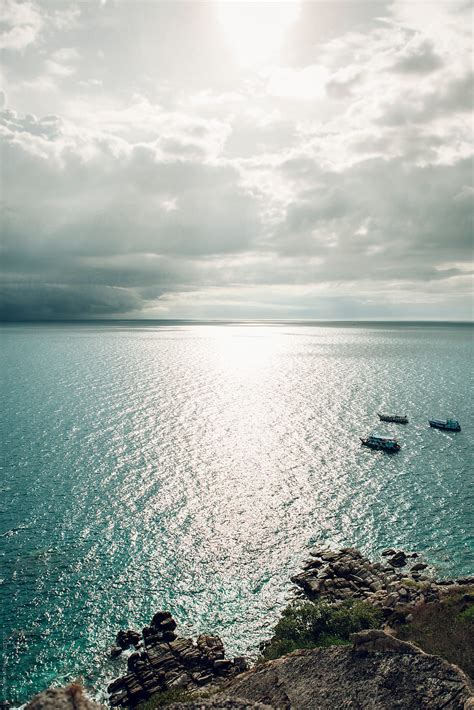 Seascape View From The Top Of A Thai Island By Stocksy Contributor
