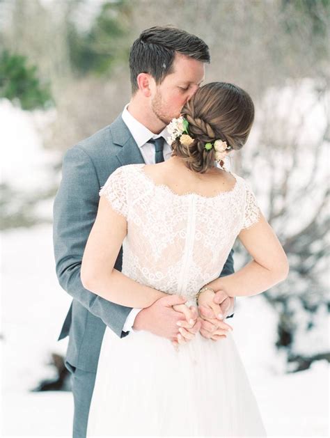 Romantic Winter Wedding Ideas In The Snow California Wedding Inspiration