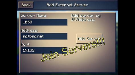 How To Join Servers In Minecraft Pocket Edition 075