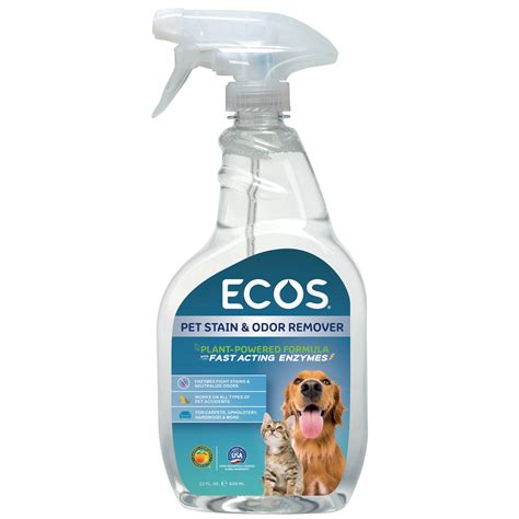 Ecos Pet Stain And Odor Remover Spray 22 Fl Oz Petco