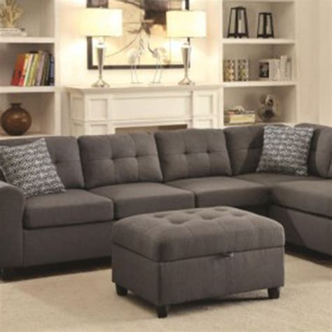 Stone Grey Sectional Hrc Furniture