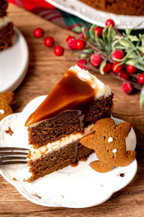 Gingerbread Cake With Cream Cheese Frosting Just So Tasty