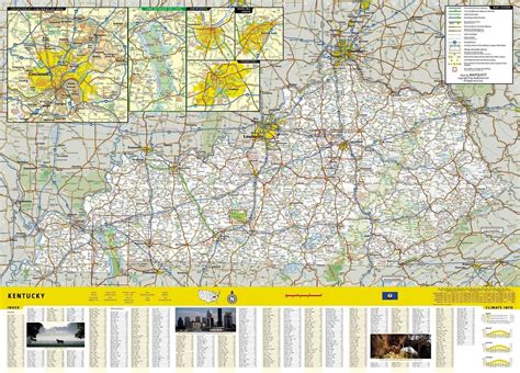 Kentucky Road Map And Travel Guide Gm24