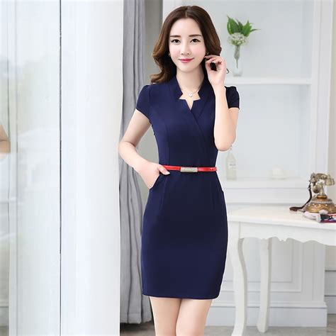 Korea Design Formal Office Lady Work Dress Tianex