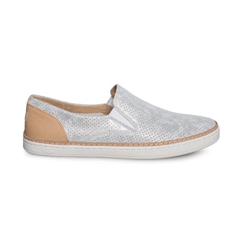 Ugg Adley Perf Stardust Silver Shoes Womens Mycozyboots