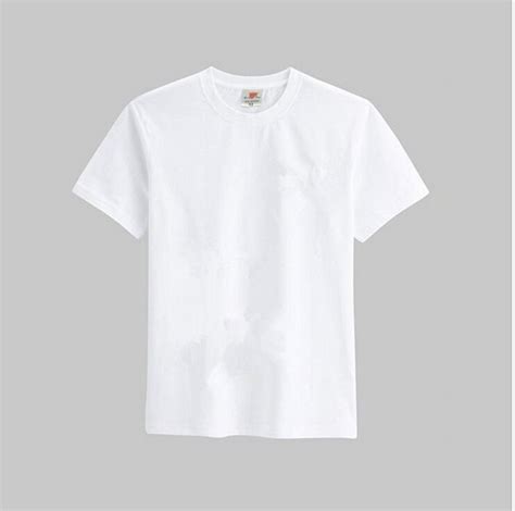 Children Blank White Cotton T Shirt Short Sleeve Hand Draw Printing