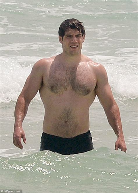Super Buff Man Shirtless Henry Cavill Shows Off His Muscles Of Steel