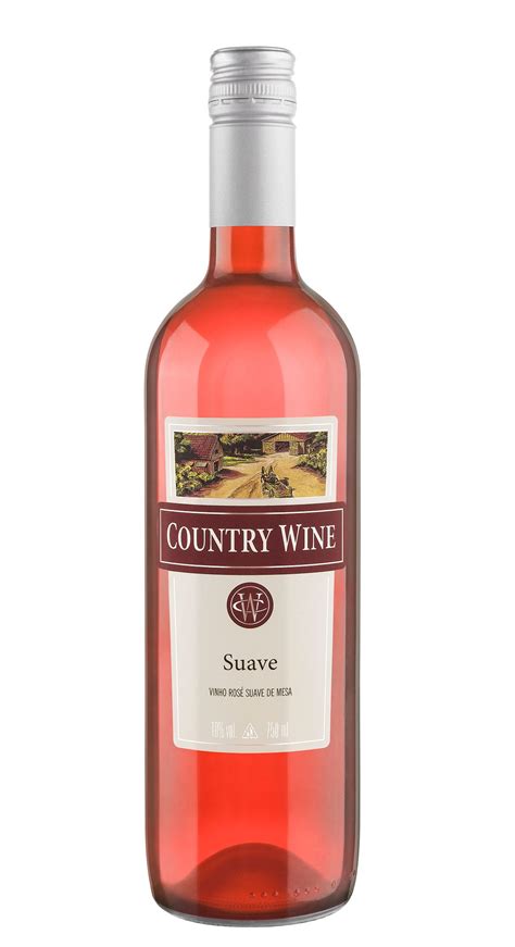 Vinho Country Wine Rosé Suave 750ml Imigrantes Bebidas