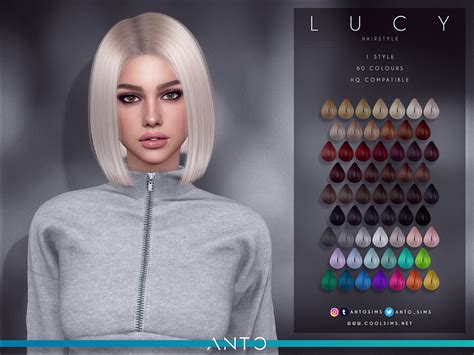 Sims 4 Lucy Hairstyle The Sims Book
